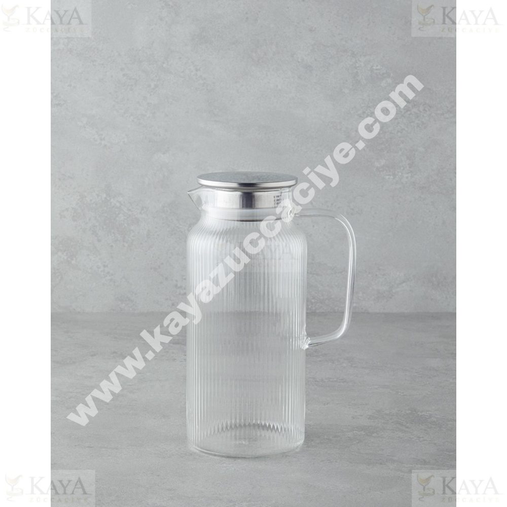 MTR CAM SÜRAHİ ÇİZGİLİ 1500 ML 1*12