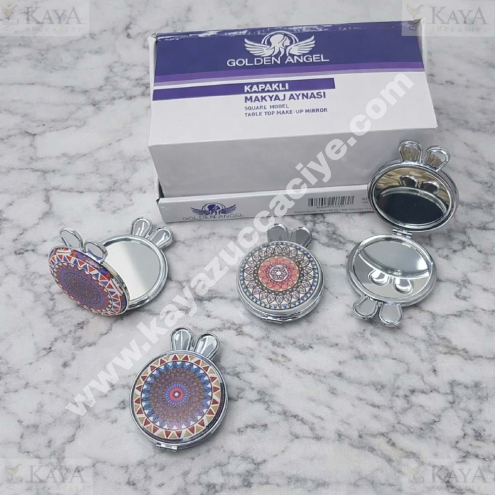 BZD GOLDEN ANGEL CEP AYNASI YUVARLAK KULAKLI 1*12