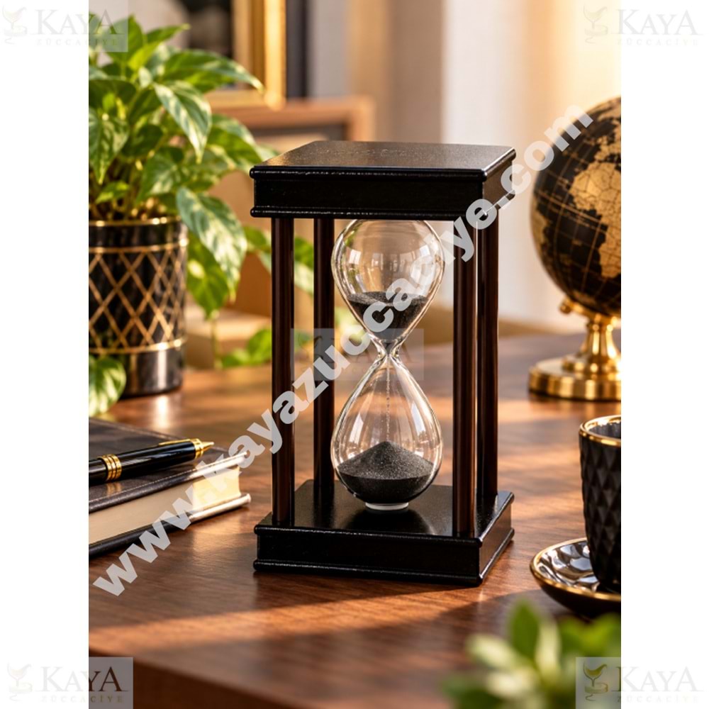 DH AHŞAP KUM SAATİ DEKORATİF 18 CM 1*48