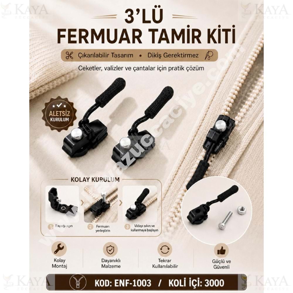 ENF ÇOK AMAÇLI FERMUAR 1*100