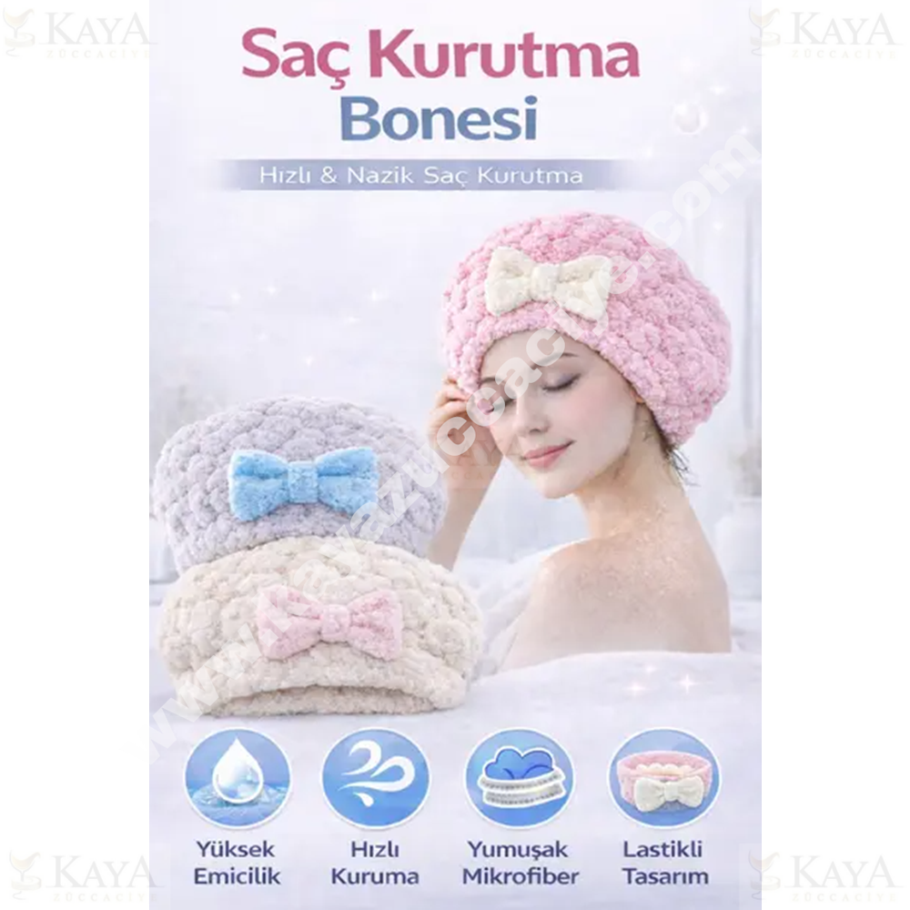 ENF SAÇ KURUTMA BONESİ PAMUKLU 1346 1*12