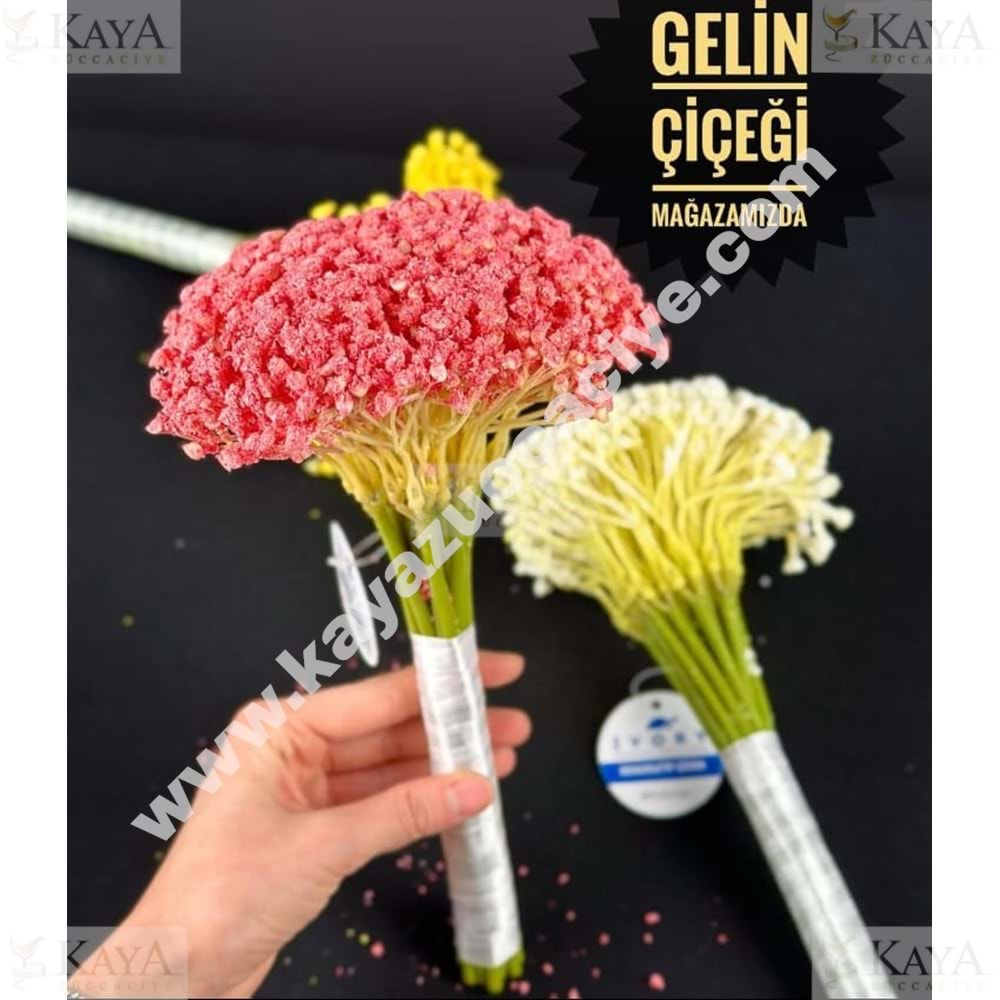 BZD IVORY DEKORATİF GELİN BUKETİ 1*15