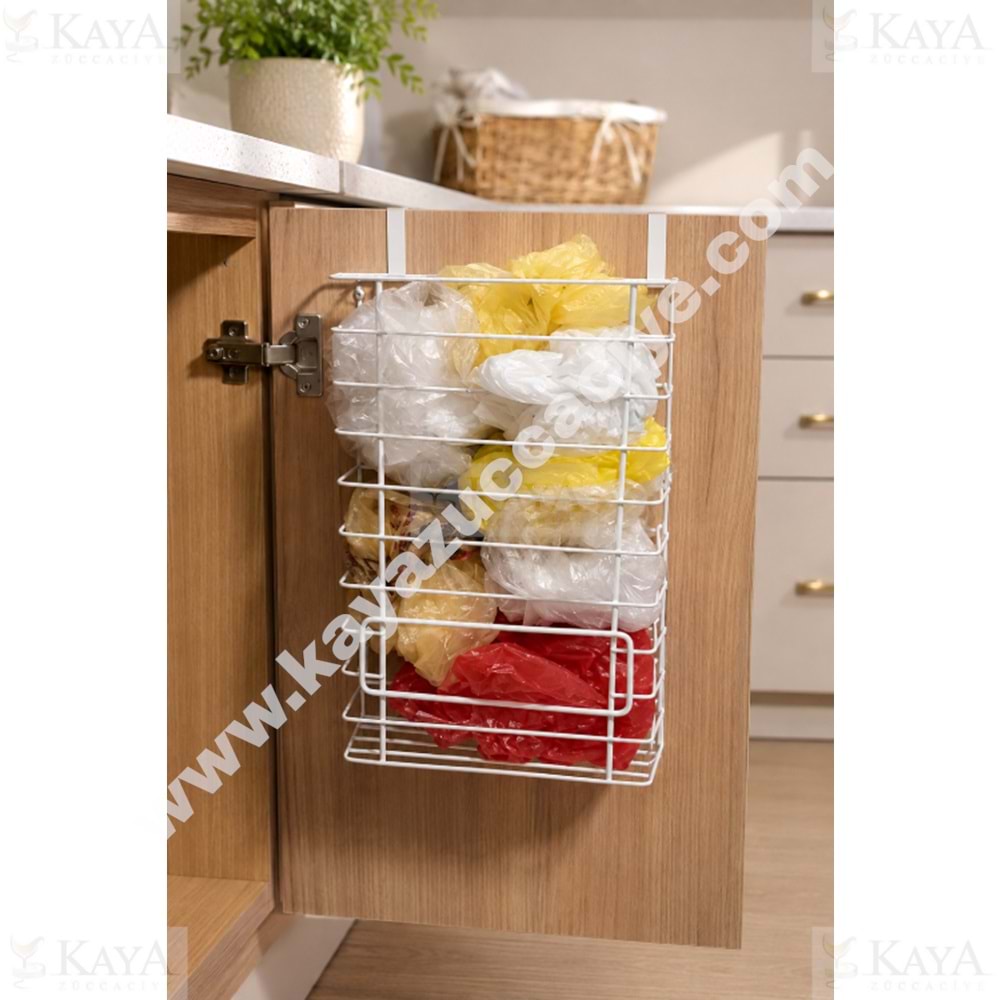 NİL METAL ASKILI POŞETLİK BEYAZ TEL 1*36