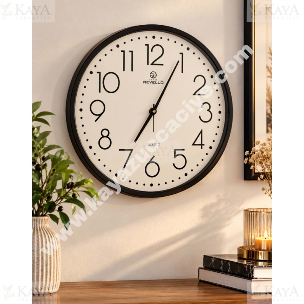 REVELLO DUVAR SAATİ YUVARLAK 30 CM 1*20