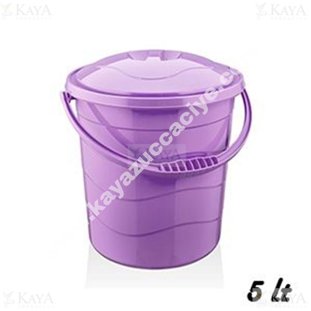 SEV SU KOVASI RENKLİ KAPAKLI 2 NO 5 LT. 1*24