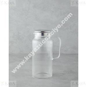 MTR CAM SÜRAHİ ÇİZGİLİ 1500 ML 1*12