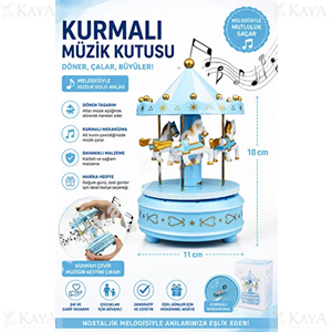 CAROUSEL ATLI KARINCA MÜZİKLİ KURMALI 1*72