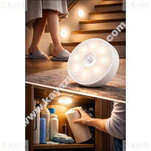 KRD LED LAMBA LOKSA YUVARLAK YAPIŞKANLI VE ŞARJLI 1*200