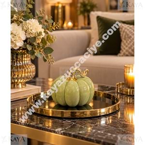 BY COMO PORSELEN DEKORATİF KABAK MODEL KÜÇÜK 1*36