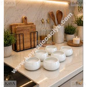 MLN KASE PORSELEN YUVARLAK 6 LI KASE 10 CM 1*12
