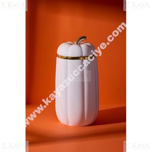 PEROTTİ PORSELEN KABAK KAPAKLI KAVANOZ 28 CM XLARGE 1*8