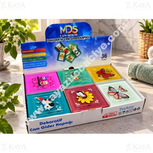 MDS CAM GİDER KAPAĞI DEKORATİF 1*36