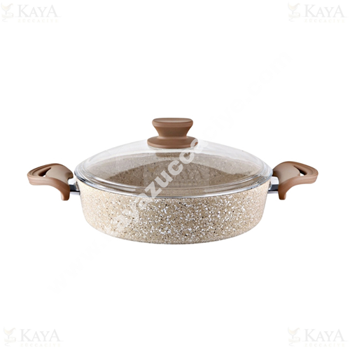 LAVONNİ DİEZ GRANİT BASIK TENCERE EZME BAKALİT KREM 24 CM 1*4