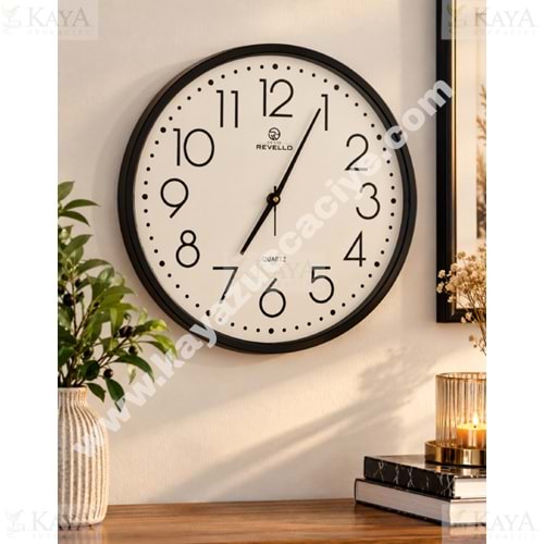 REVELLO DUVAR SAATİ YUVARLAK 30 CM 1*20