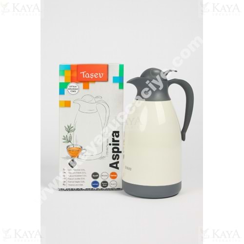 OKS TAŞEV ÇELİK TERMOS ASPİRA ÇELİK KREM 2 LT 1*12